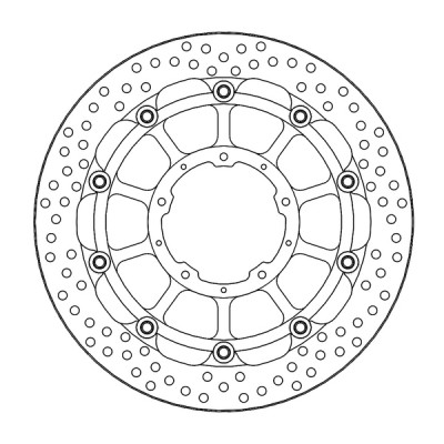 Disc frana MOTO-MASTER BRAKE DISC FLOAT HALO PRO HONDA	CBR 1000 RR-R ABS