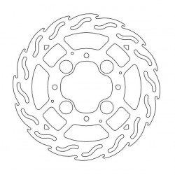 Disc frana MOTO-MASTER BRAKE ROTOR FIX FLAME HONDA VFR 800 X ABS 20