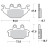 Placute frana MOTO-MASTER BRAKE PAD SINTER ATV NITR KYMCO MXU 450 20 thumb