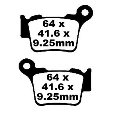 Placute fana EBC BRAKE PAD CARBON TT DIRT Placute fana EBC BRAKE PAD CARBON TT DIRT