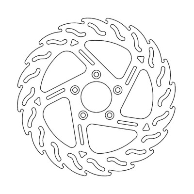 Disc frana MOTO-MASTER BRAKE ROTOR FIX FLAME R Harley Davidson XL 883 R 10-13