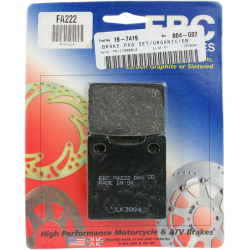 Placute frana EBC FA SER ORGANIC FA222 Placute frana EBC FA SER ORGANIC FA222