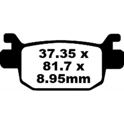 Placute frana EBC HH SINT SCOOTER SFA415HH Placute frana EBC HH SINT SCOOTER SFA415HH