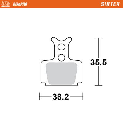 Placute frana MOTO-MASTER BRAKE PAD SINTERs