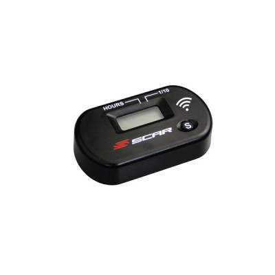 Ceas moto HOUR METER cu WIRELESS BLACK
