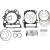 Kit piston WISECO PISTON KIT W/GASKET YXR/YFM Kit piston WISECO PISTON KIT W/GASKET YXR/YFM thumb