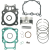 Kit piston WISECO PISTON KIT W/GASKET HND TRX 350 thumb