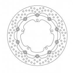 Disc frana MOTO-MASTER HALO FRONT DISC TRIUMPH SPEED TRIPLE 1050 RS ABS