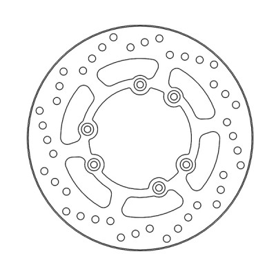 Disc frana spate MOTO-MASTER BRAKE DISC VINT REAR KTM	MX 350 89