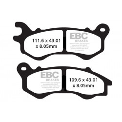 Placute frana EBC BRAKE PAD CARBON SCOOTER