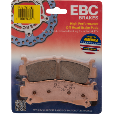 Placute frana EBC SINT R SERIES FA702R Placute frana EBC SINT R SERIES FA702R