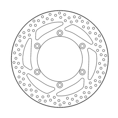 Disc frana MOTO-MASTER BRAKE ROTOR FIX ROUND TRIUMPH SCRAMBLER 865 16