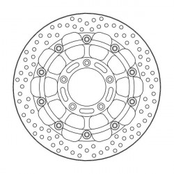 Disc frana MOTO-MASTER BRAKE DISC HALO T-FLOATER MV AGUSTA RUSH 1000 ABS 19-23 Disc frana MOTO-MASTER BRAKE DISC HALO T-FLOATER MV AGUSTA RUSH 1000 ABS 19-23