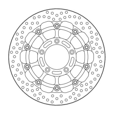 Disc frana MOTO-MASTER BRAKE DISC HALO T-FLOATER MV AGUSTA RUSH 1000 ABS 19-23