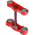 Triple clamp SCAR pentru HONDA CR/CRF RED thumb