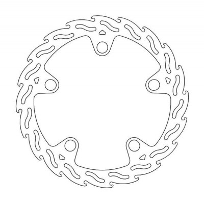 Disc frana fata MOTO-MASTER BRAKE DISC FLAME FIXED HONDA CB 500 F ABS 23