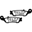 Placute frana EBC CARBON TT DIRT FA450TT Placute frana EBC CARBON TT DIRT FA450TT thumb