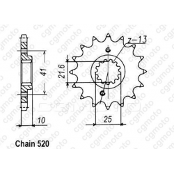 Kit lant si pinioane REGINA HONDA NX650DOM 96-01 Kit lant si pinioane REGINA HONDA NX650DOM 96-01