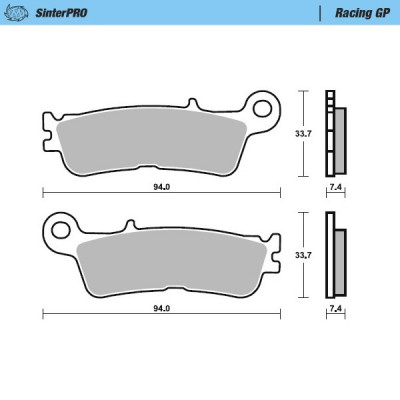 Placute frana MOTO-MASTER MM BRAKEPAD 099812