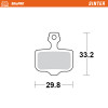 Placute frana MOTO-MASTER BRAKE PAD SINTERr