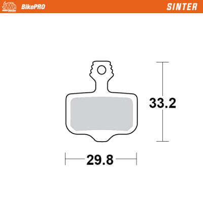 Placute frana MOTO-MASTER BRAKE PAD SINTERr