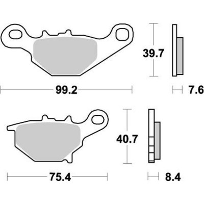 Placute frana MOTO-MASTER MOTOMASTER BRAKEPAD NITRO RM 85 17/14 /