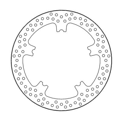 Disc frana MOTO-MASTER BRAKE ROTOR FIX ROUND L/R Harley Davidson FXDL 1690 16-17