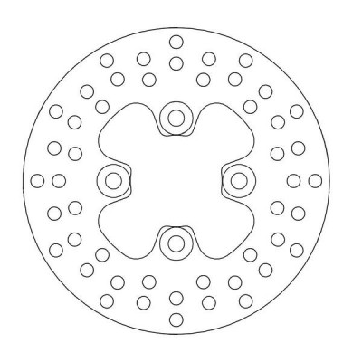 Placute frana MOTO-MASTER FRONT DISC ROUND YAMAHA YFZ 450 R 23