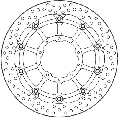 Disc frana fata MOTO-MASTER BRAKE DISC FLOAT HALO PRO HONDA CBR 1000 RR-R ABS 21