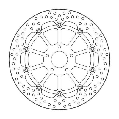 Disc frana MOTO-MASTER BRAKE ROTOR FLOAT ROUND  SUPER DUKE 1290 R ABS