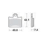 Placute frana MOTO-MASTER MM BRAKEPAD 096711