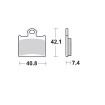 Placute frana MOTO-MASTER MM BRAKEPAD 096711 thumb