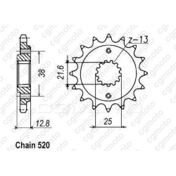 Kit lant si pinioane REGINA KAWASAKI KLX650R 93-98 Kit lant si pinioane REGINA KAWASAKI KLX650R 93-98