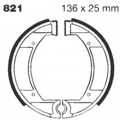 Saboti frana EBC 821G Saboti frana EBC 821G