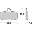 Placute frana MOTO-MASTER MOTOMASTER BRAKEPAD NITRO TXT 250 RACING 22 Placute frana MOTO-MASTER MOTOMASTER BRAKEPAD NITRO TXT 250 RACING 22 thumb