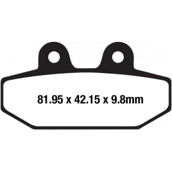 Placute frana EBC SINTERED HH FA710HH