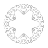 Disc frana MOTO-MASTER BRAKE ROTOR NITRO MX REAR