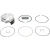 Piston WISECO PISTON KIT GRIZZLY/RAPTOR YFM 700 R thumb