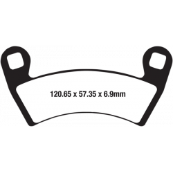 Placute frana EBC SINT R SERIES FA656R Placute frana EBC SINT R SERIES FA656R