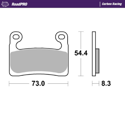Placute frana MOTO-MASTER BRAKE PAD CARBON RACING BMW R 1250 RT ABS 23