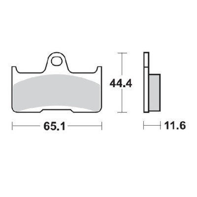 Placute frana MOTO-MASTER BRAKE PAD SINTER ATV NITR