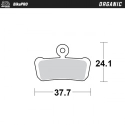 Placute frana MOTO-MASTER BRAKE PAD ORGANIC.