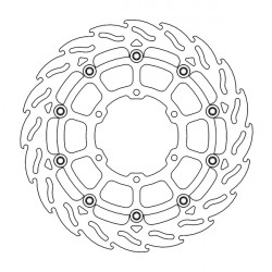 Disc frana MOTO-MASTER BRAKE ROTOR FLOAT FLAME SUZUKI GSX-R 1000 ABS 21-23 Disc frana MOTO-MASTER BRAKE ROTOR FLOAT FLAME SUZUKI GSX-R 1000 ABS 21-23