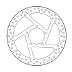 Disc frana spate MOTO-MASTER BRAKE DISC HALO DUCATI DESERT X 950 ABS 22-23 thumb
