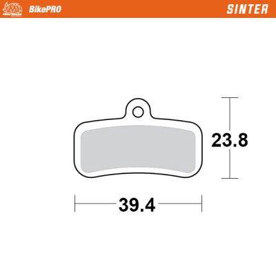 Placute frana MOTO-MASTER BRAKE PAD SINTER.