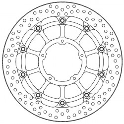 Disc frana fata MOTO-MASTER BRAKE DISC FRONT HALO L/R HONDA CBR 1000 RR-R ABS