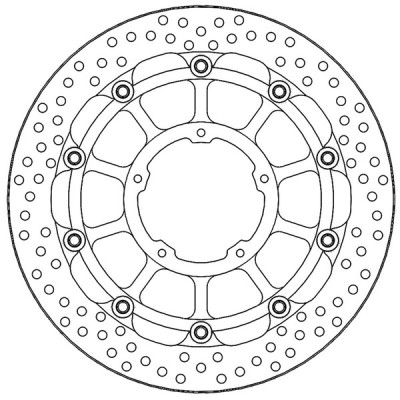 Disc frana fata MOTO-MASTER BRAKE DISC FRONT HALO L/R HONDA CBR 1000 RR-R ABS