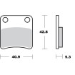 Placute frana MOTO-MASTER BRAKE PAD CERAMIC HONDA X-ADV 750 ABS 23 thumb