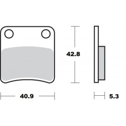 Placute frana MOTO-MASTER BRAKE PAD CERAMIC HONDA X-ADV 750 ABS 23 Placute frana MOTO-MASTER BRAKE PAD CERAMIC HONDA X-ADV 750 ABS 23