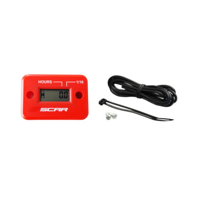Ceas moto Hour Meter RED